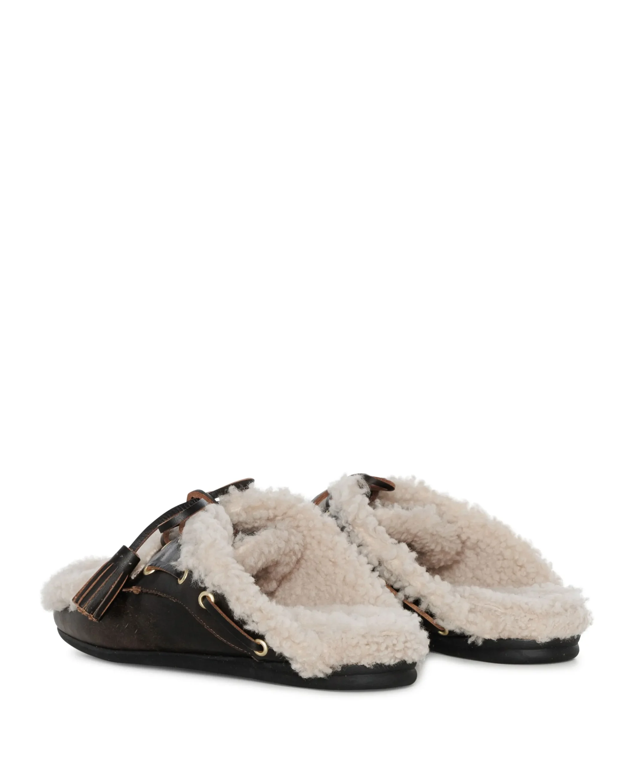 dames clogs bruin