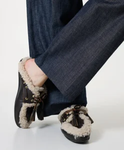dames clogs bruin