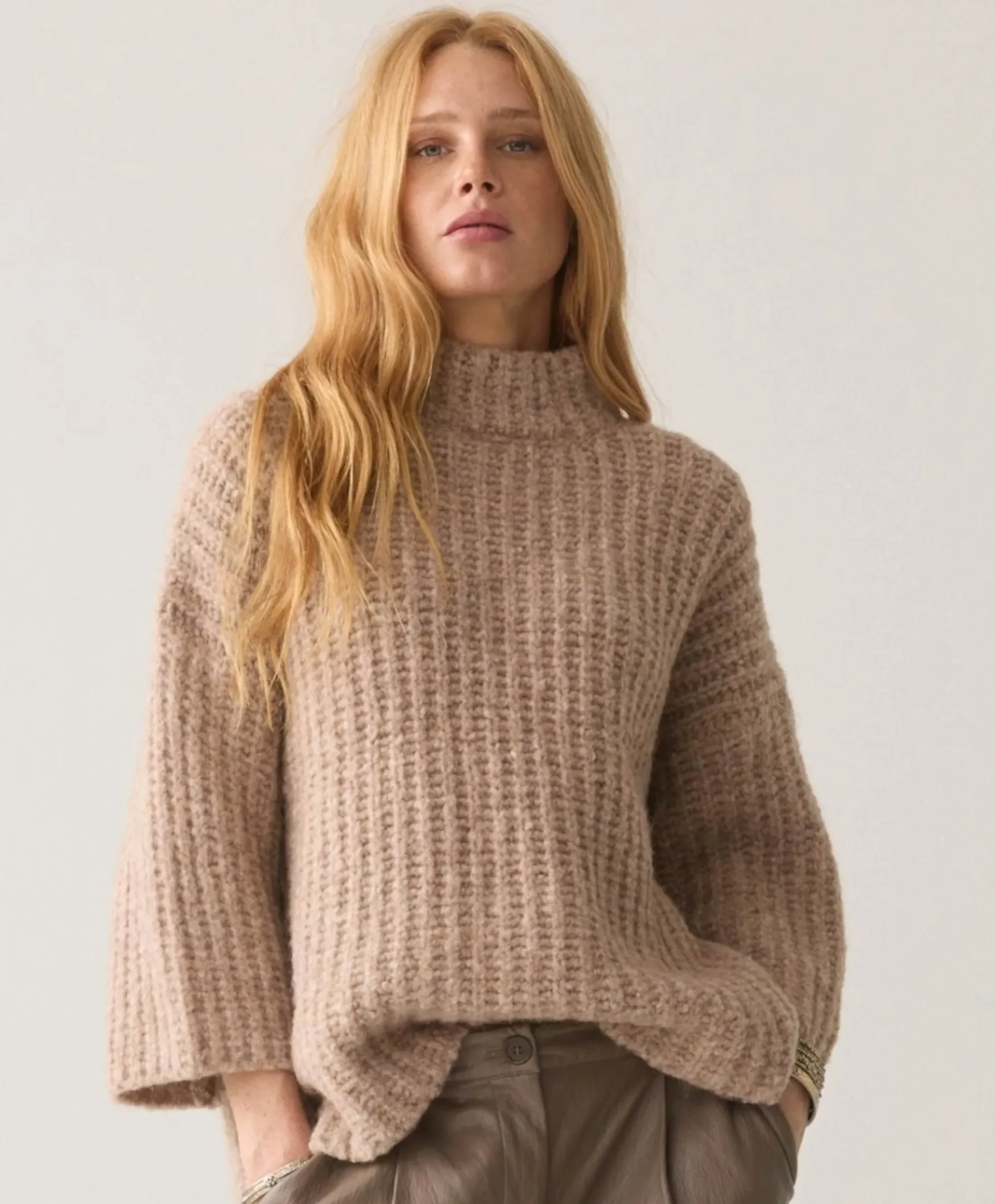Dames coltrui beige