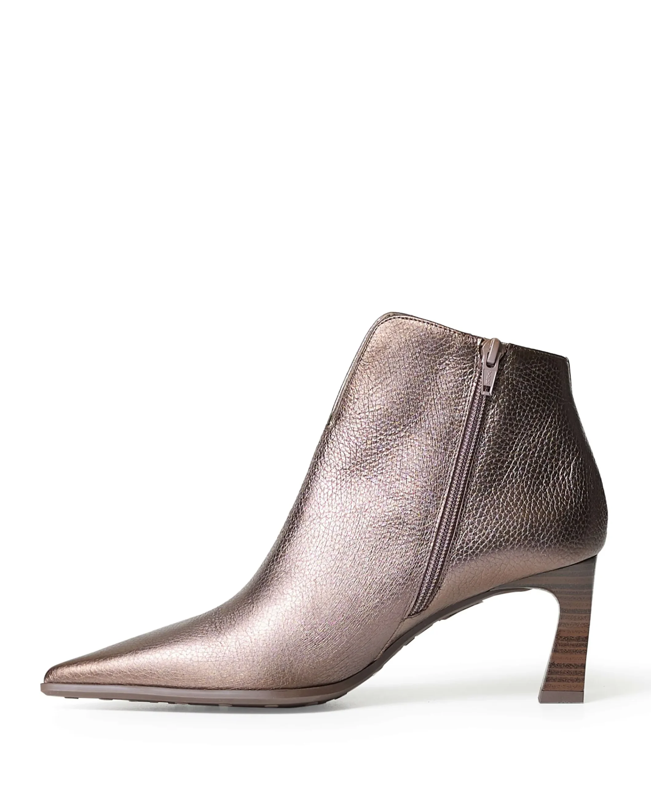 dames enkellaarzen beige