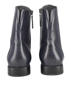 dames enkellaarzen blauw