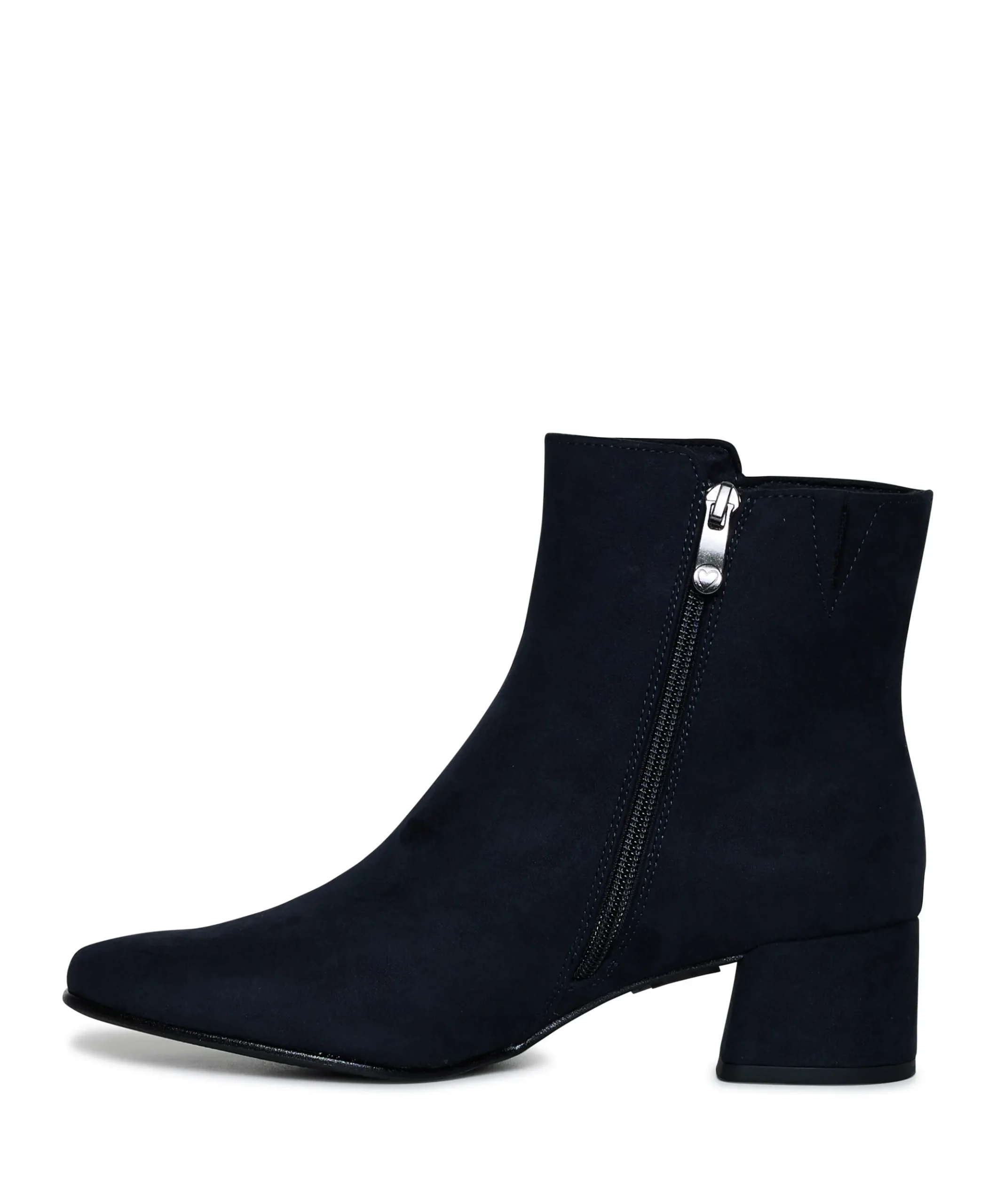 dames enkellaarzen blauw