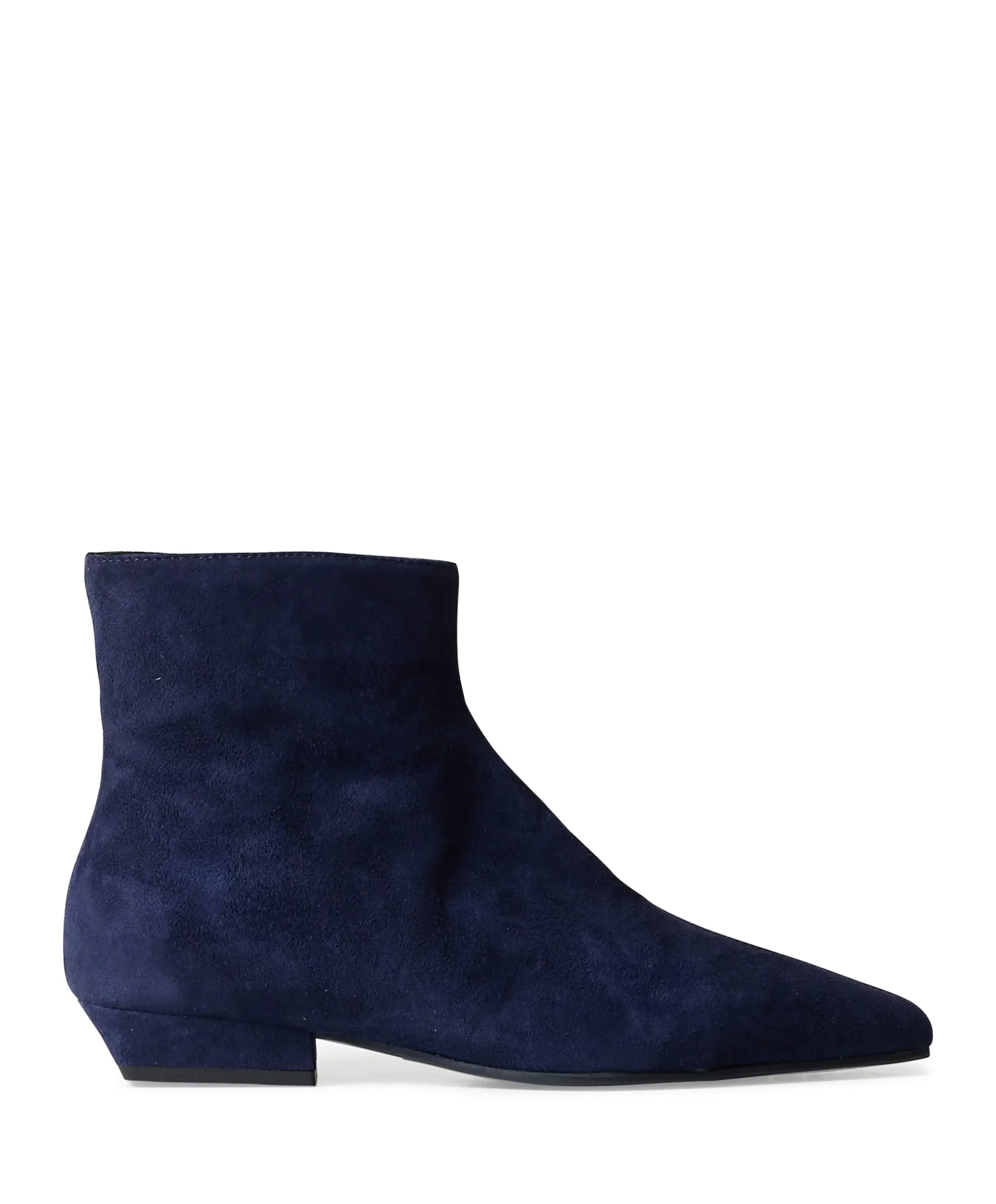 dames enkellaarzen blauw