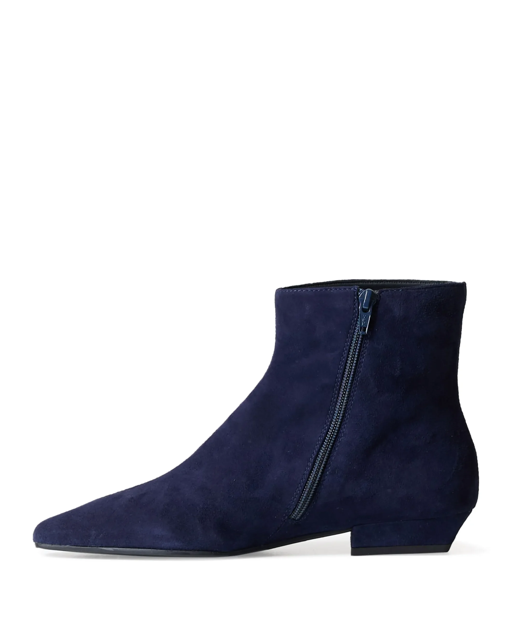 dames enkellaarzen blauw