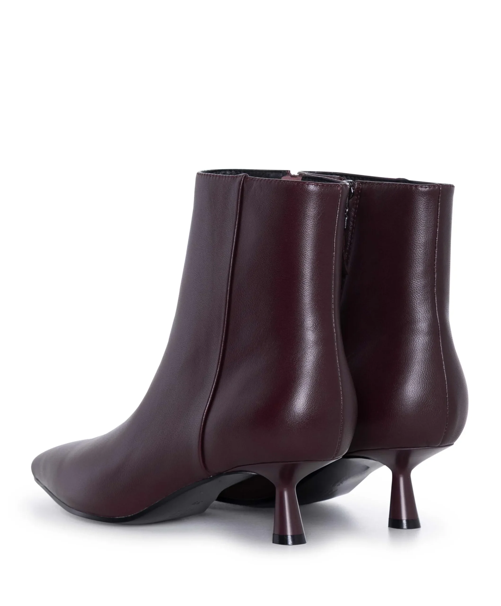 dames enkellaarzen bordeaux