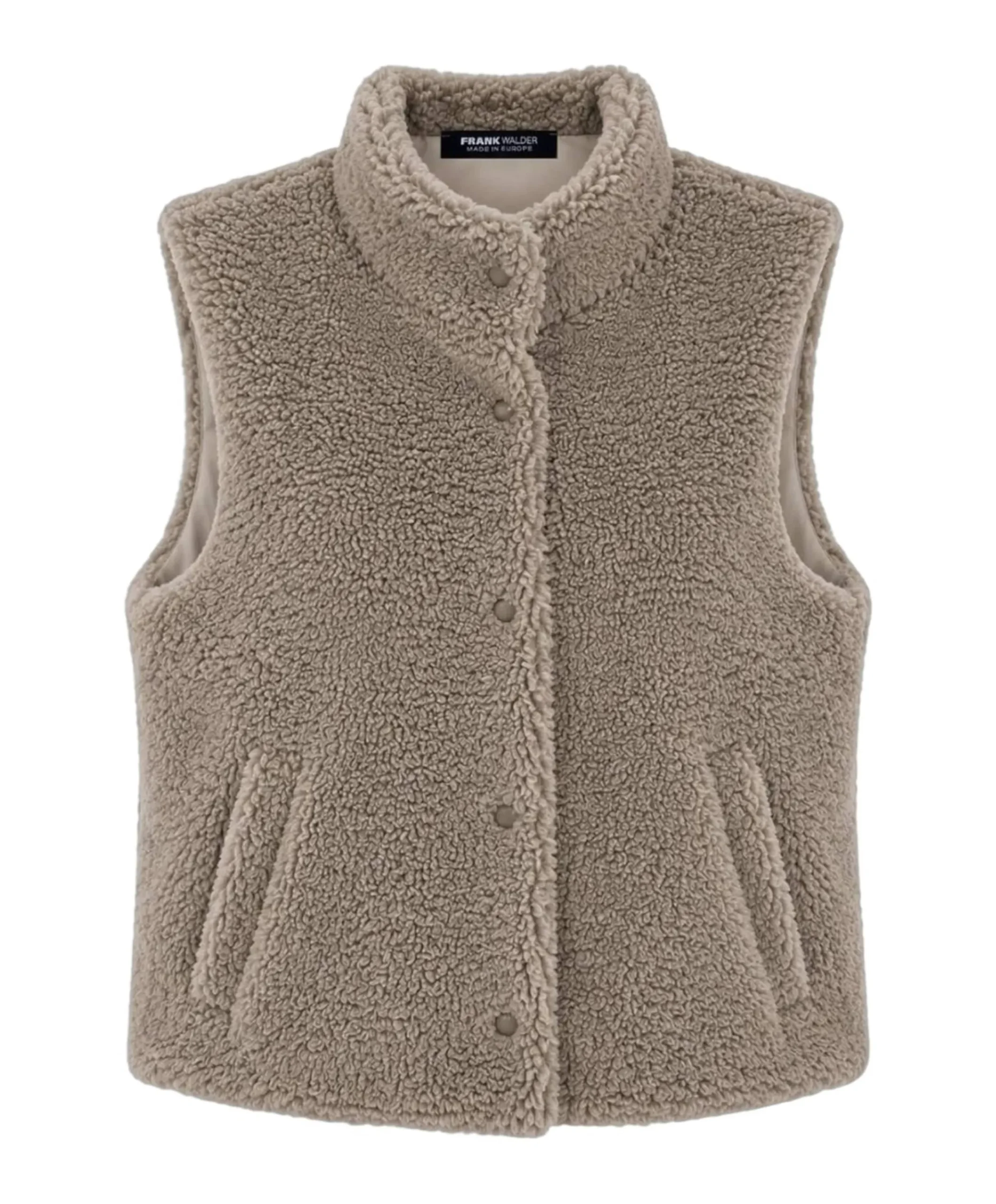 Dames gilet beige