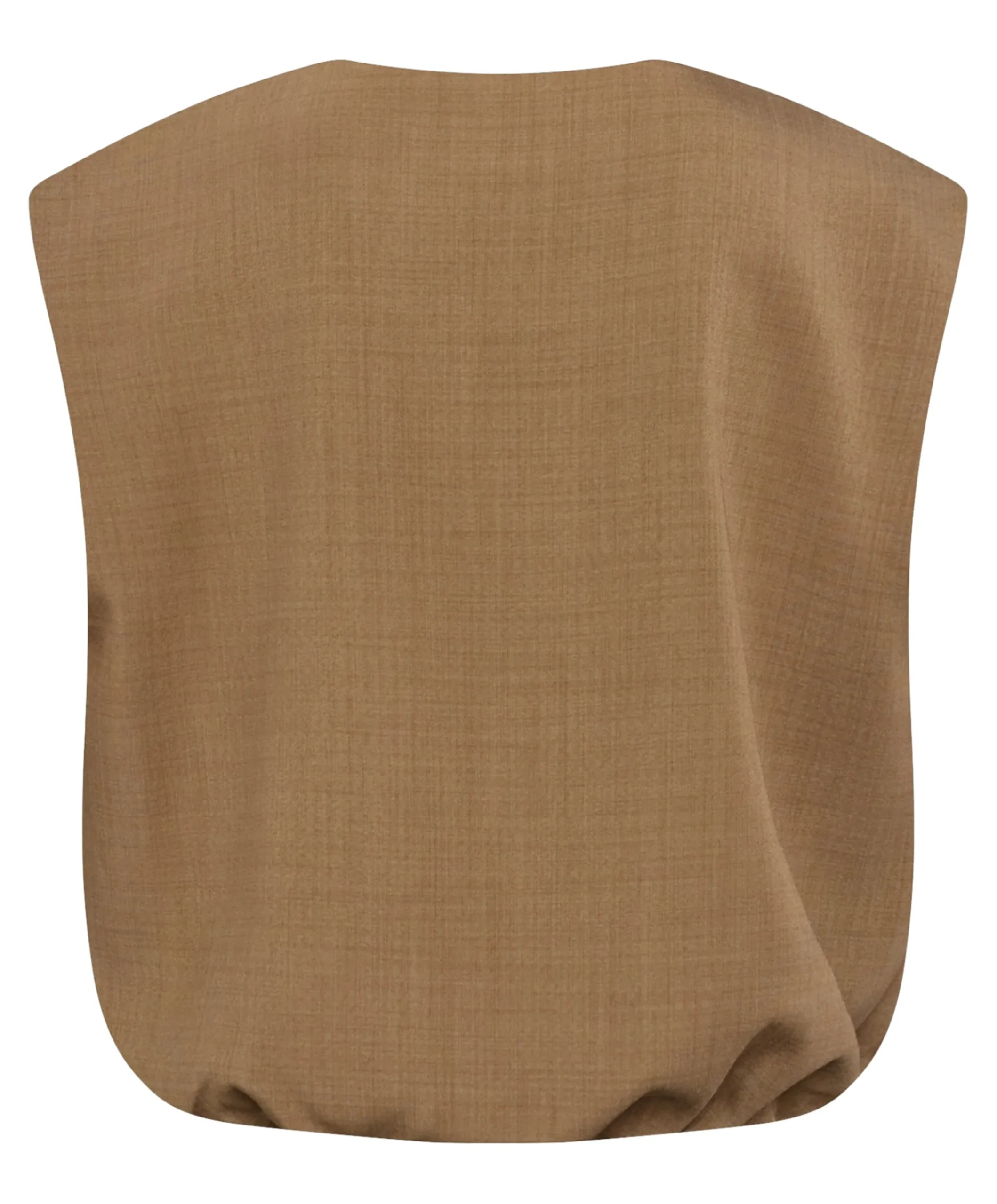 Dames gilet beige