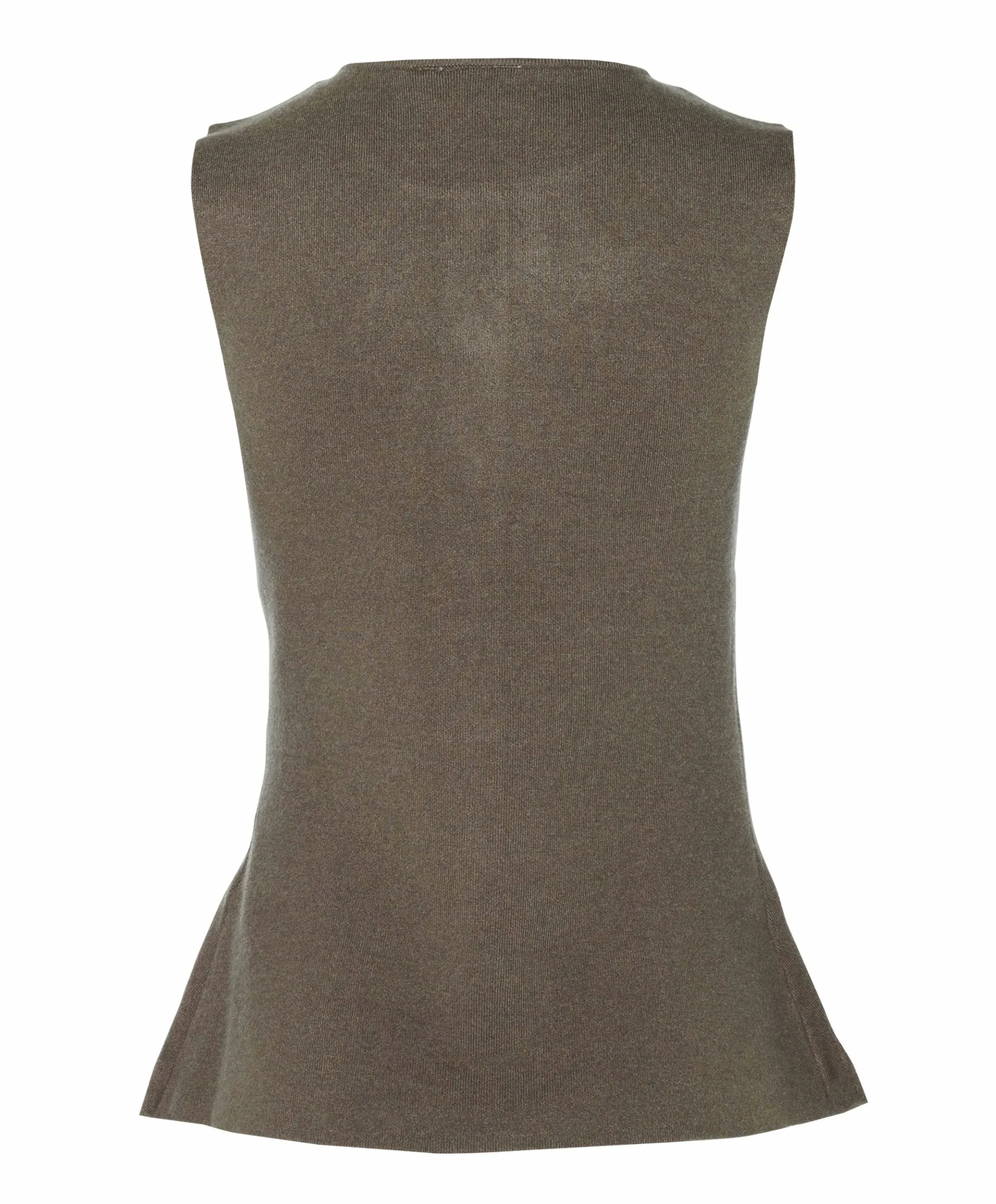 Dames gilet beige