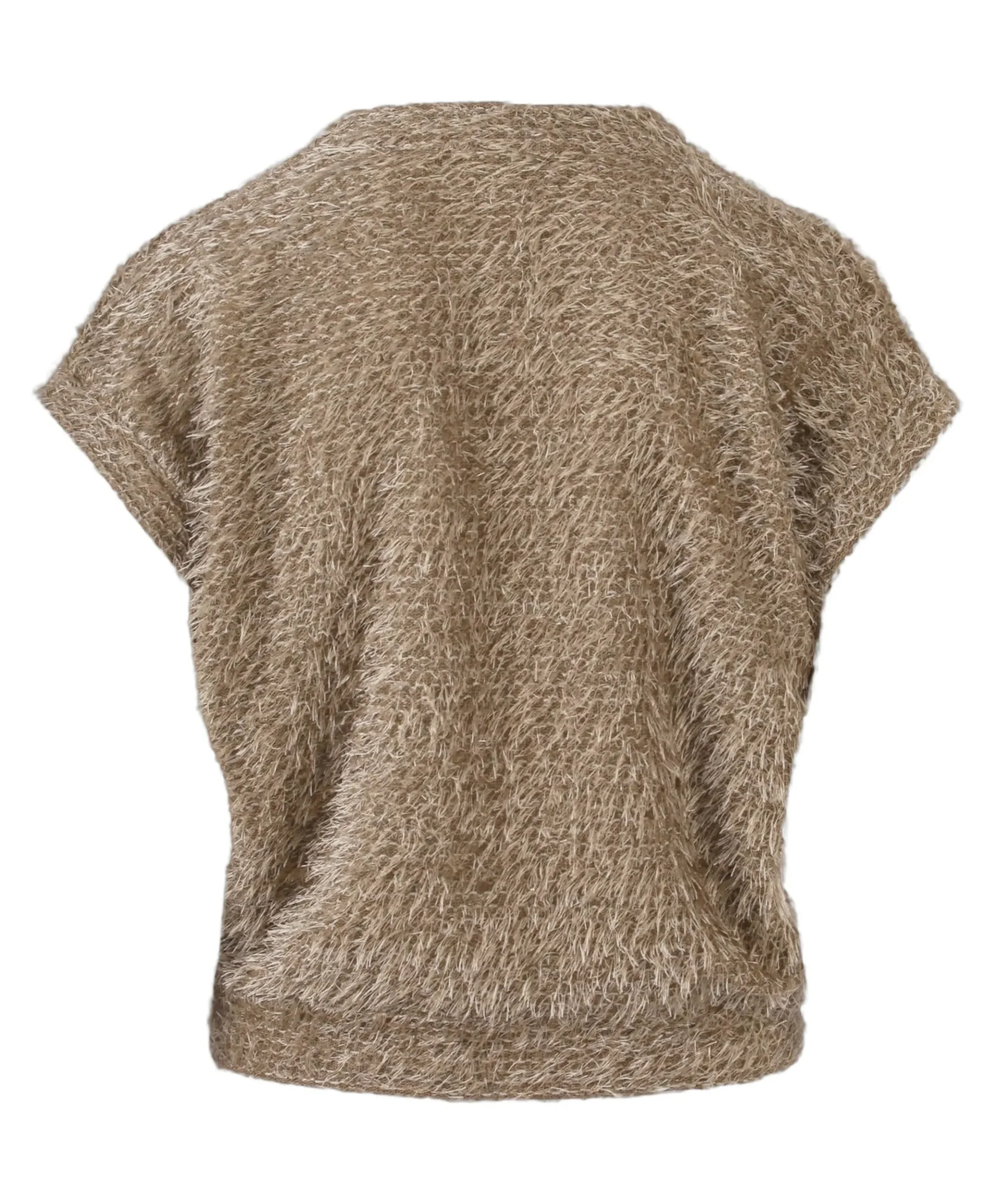 Dames gilet beige