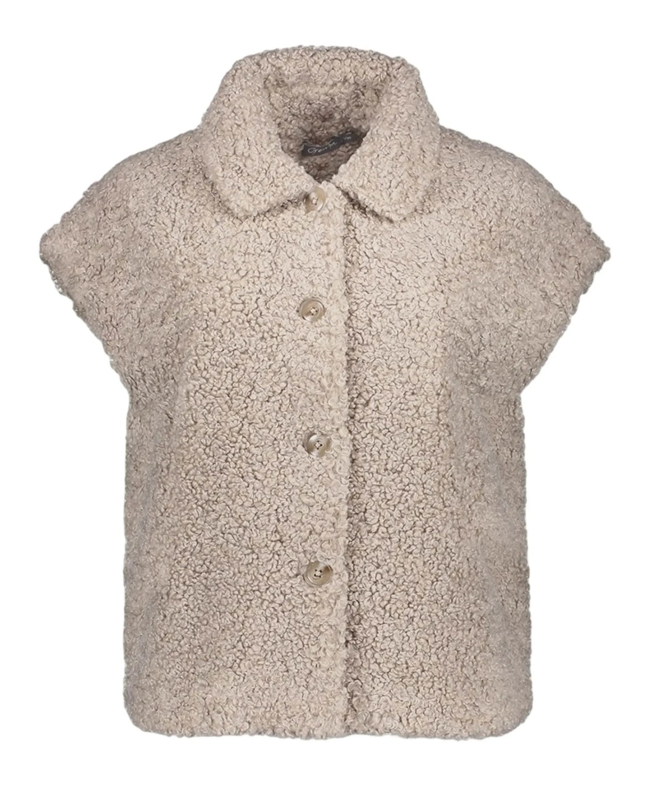 Dames gilet beige