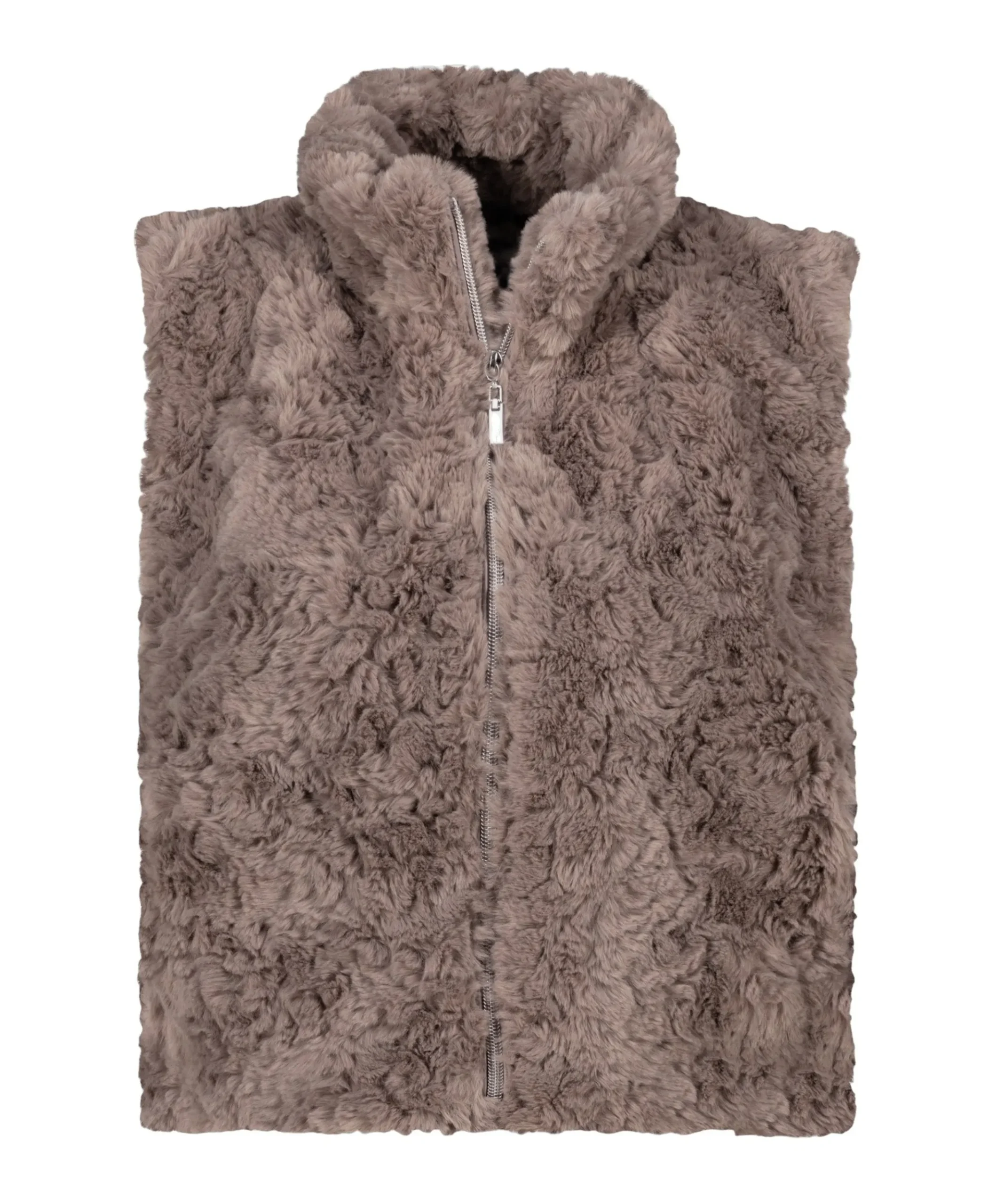 Dames gilet beige