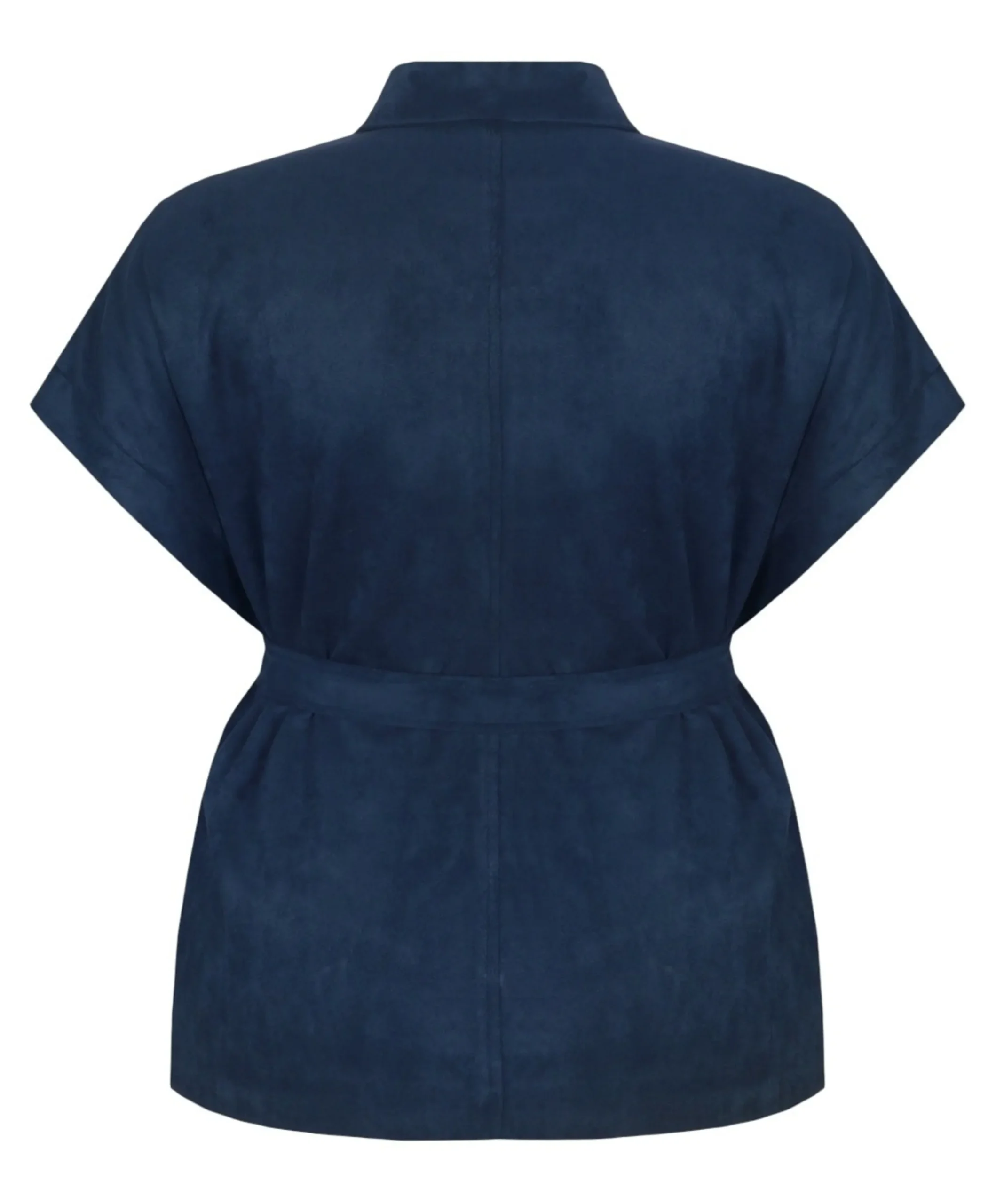 Dames gilet blauw