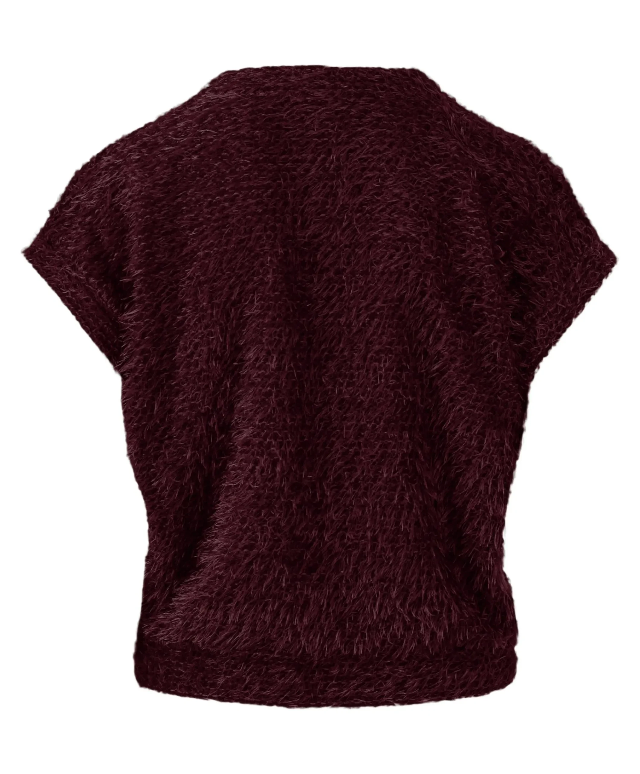 Dames gilet bordeaux