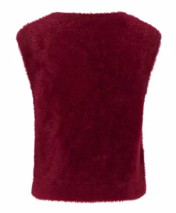 Dames gilet bordeaux