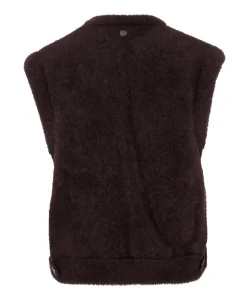 Dames gilet bordeaux
