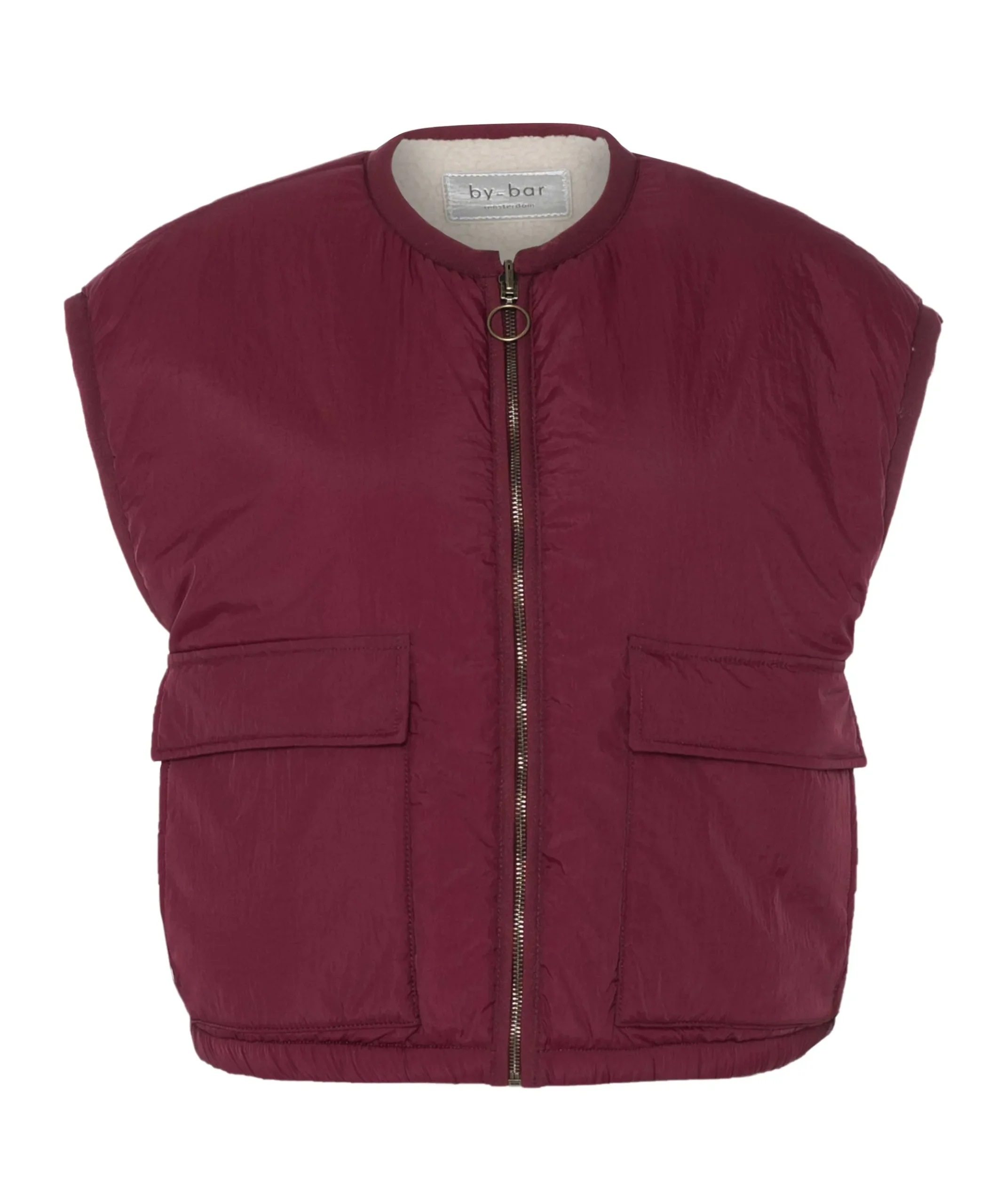 Dames gilet bordeaux