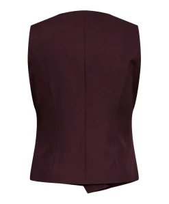 Dames gilet bordeaux