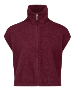 Dames gilet bordeaux