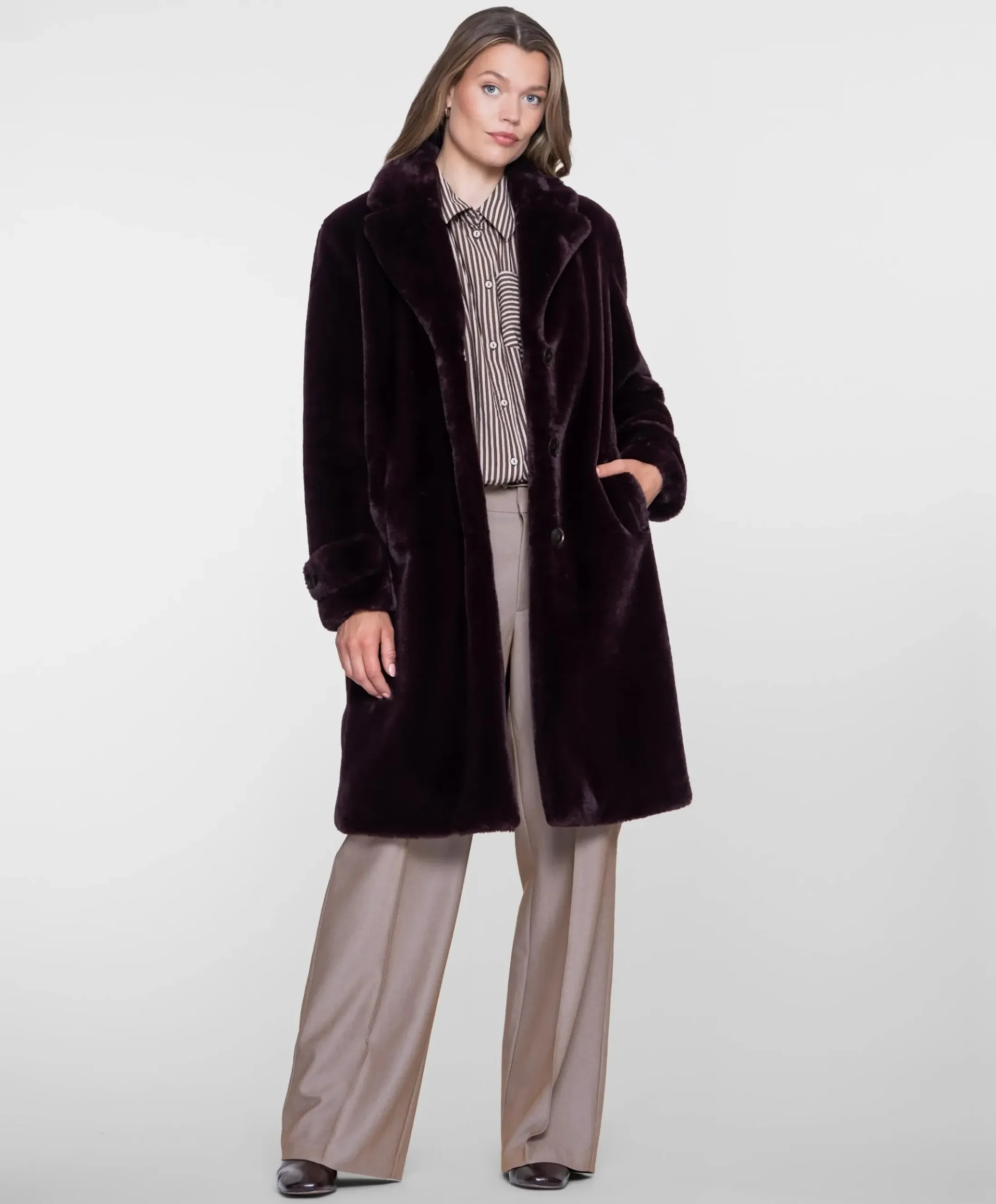 Dames gilet bordeaux