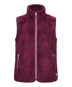 Dames gilet bordeaux