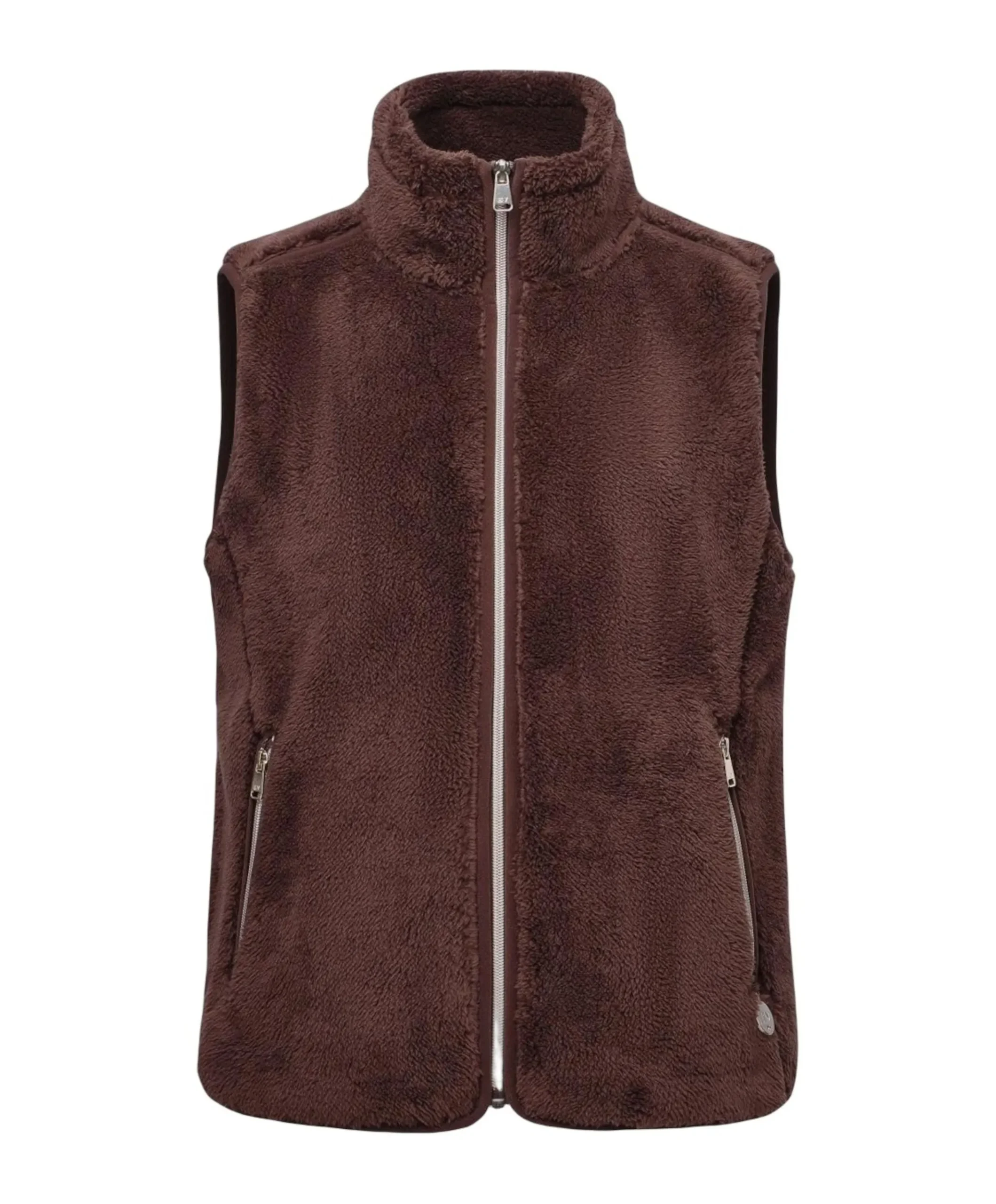 Dames gilet bruin