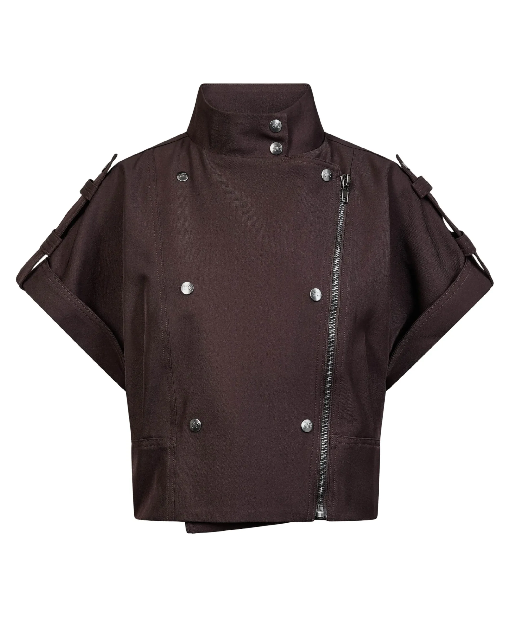 Dames gilet bruin