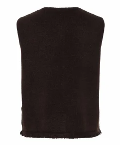 Dames gilet bruin