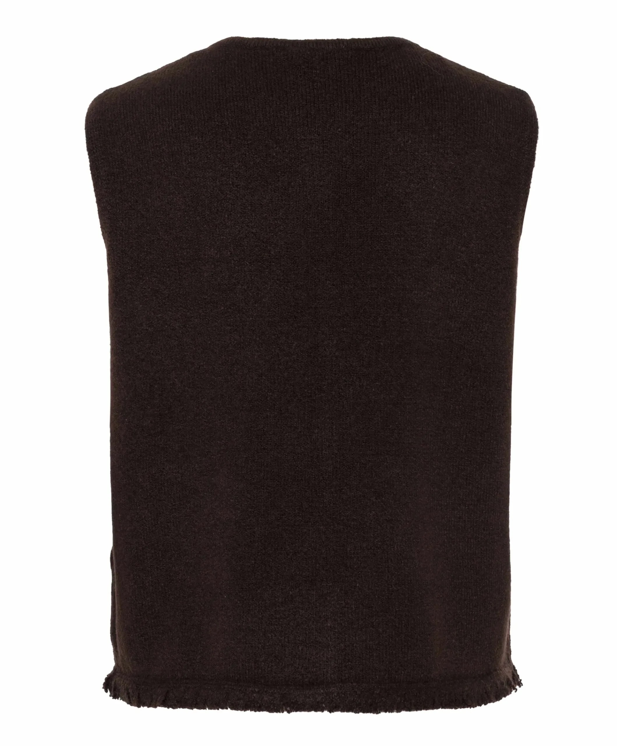 Dames gilet bruin