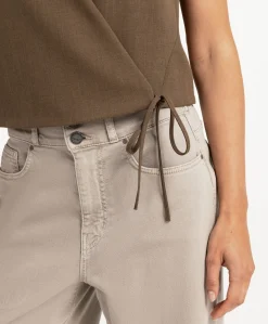 Dames gilet bruin