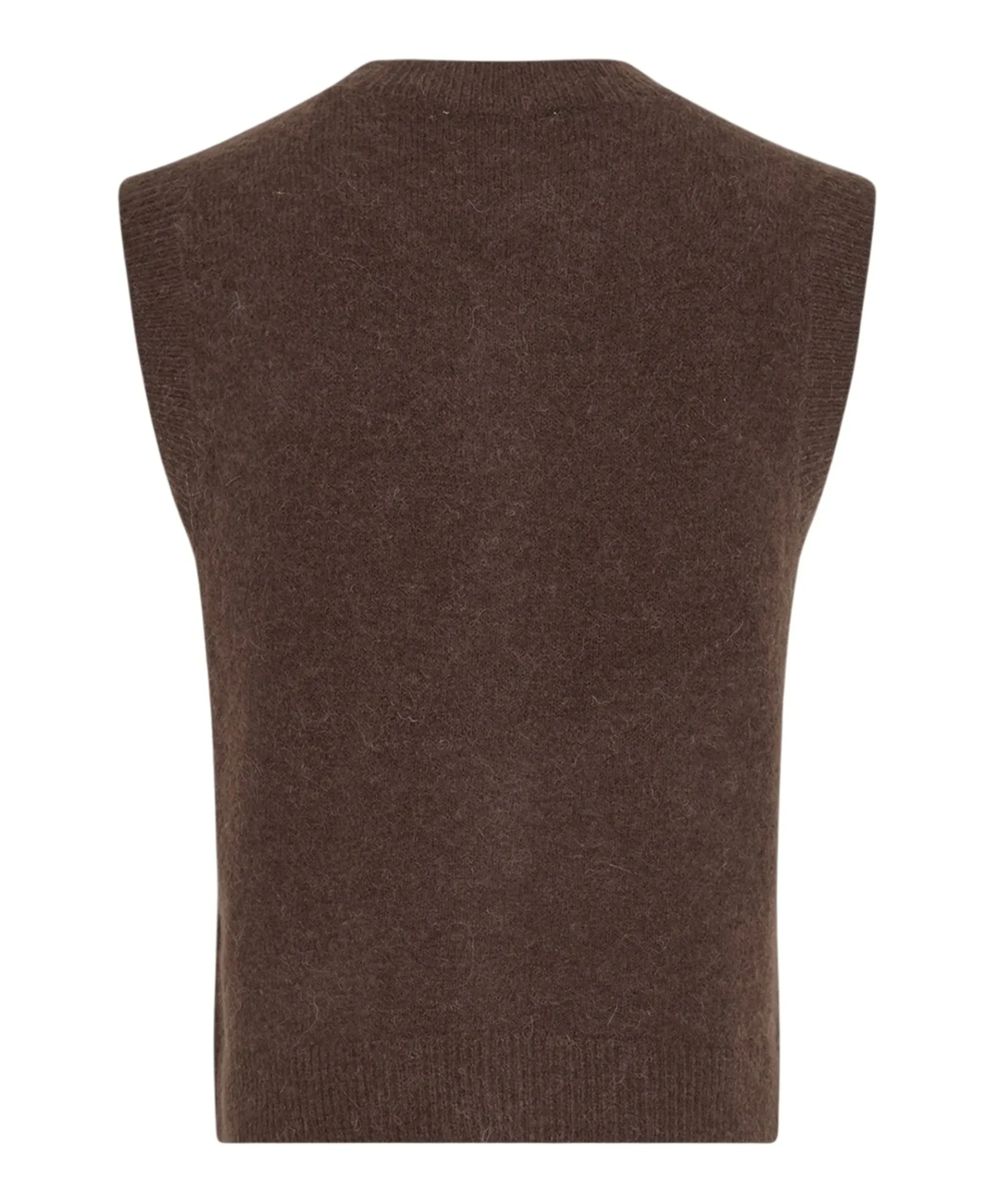 Dames gilet bruin