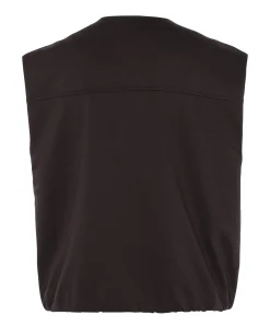 Dames gilet bruin
