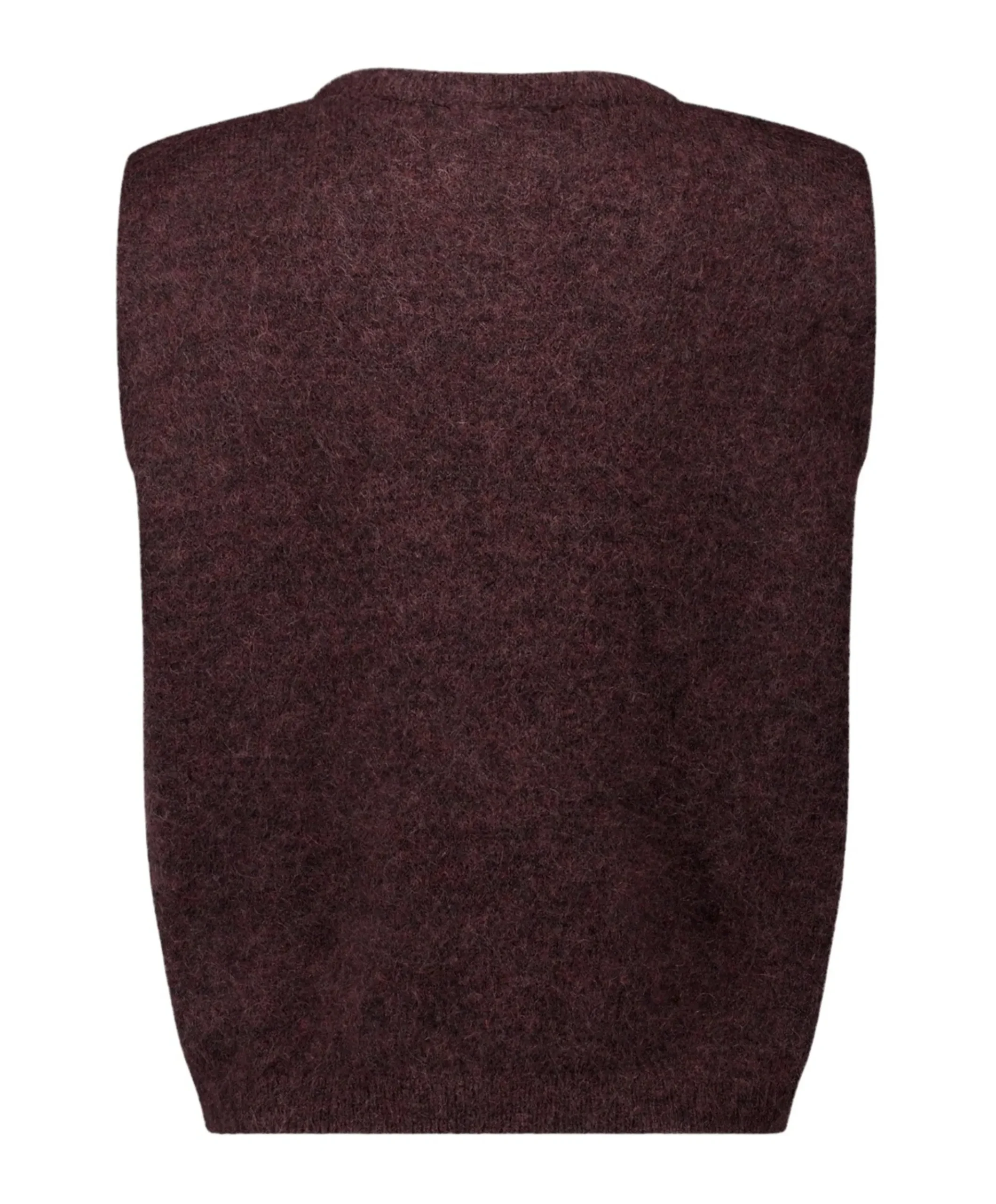 Dames gilet bruin