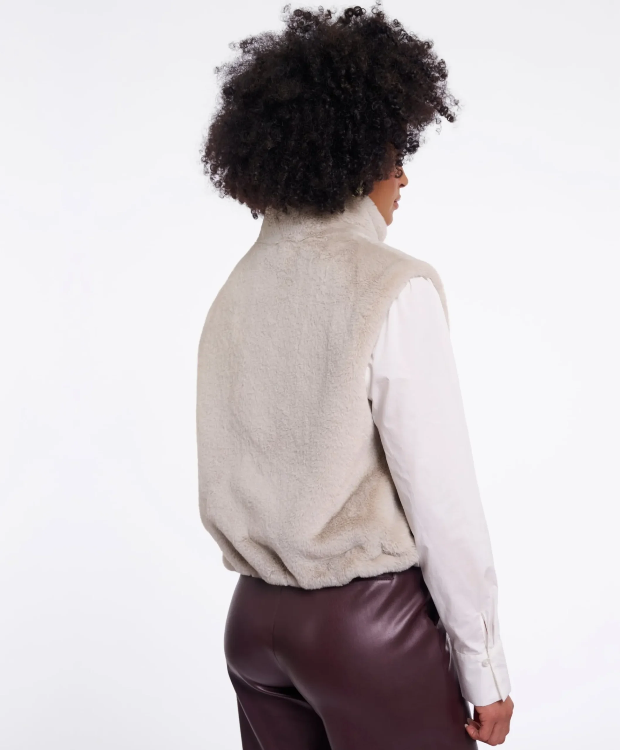 Dames gilet ecru