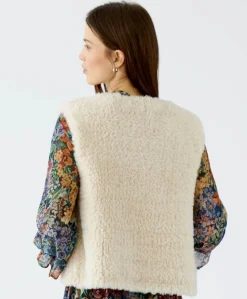 Dames gilet ecru