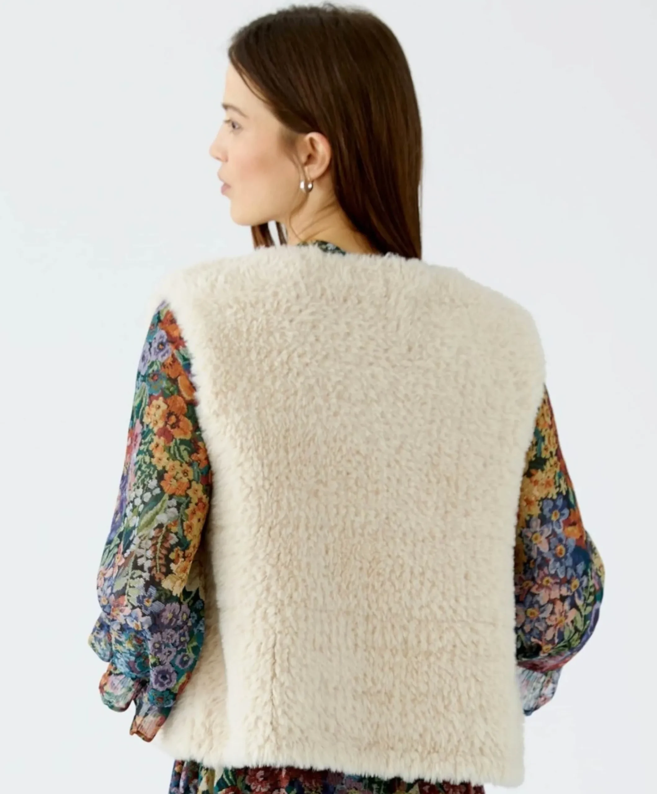 Dames gilet ecru