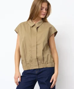 Dames gilet ecru
