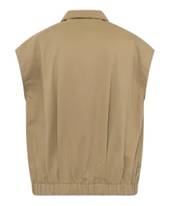 Dames gilet ecru
