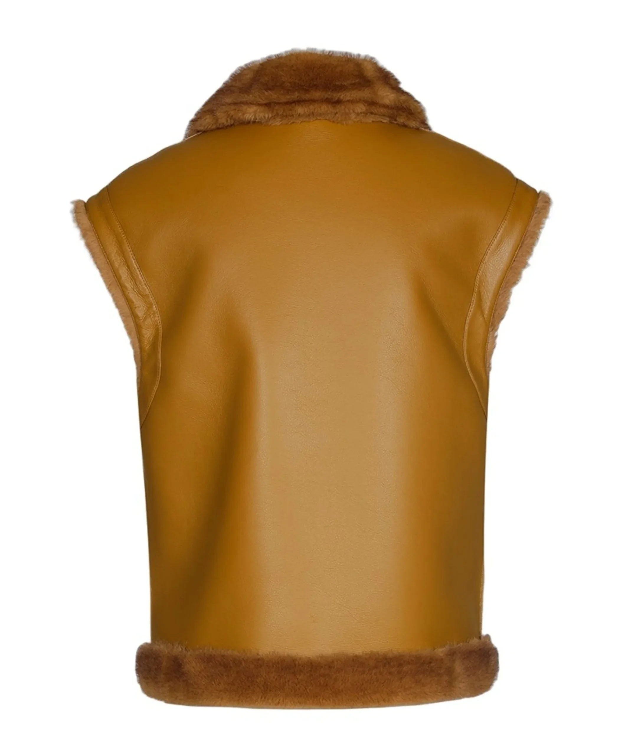 Dames gilet geel