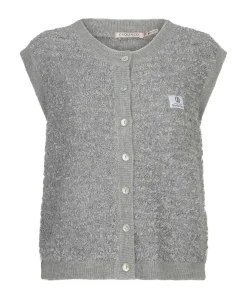Dames gilet grijs