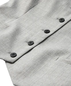 Dames gilet grijs