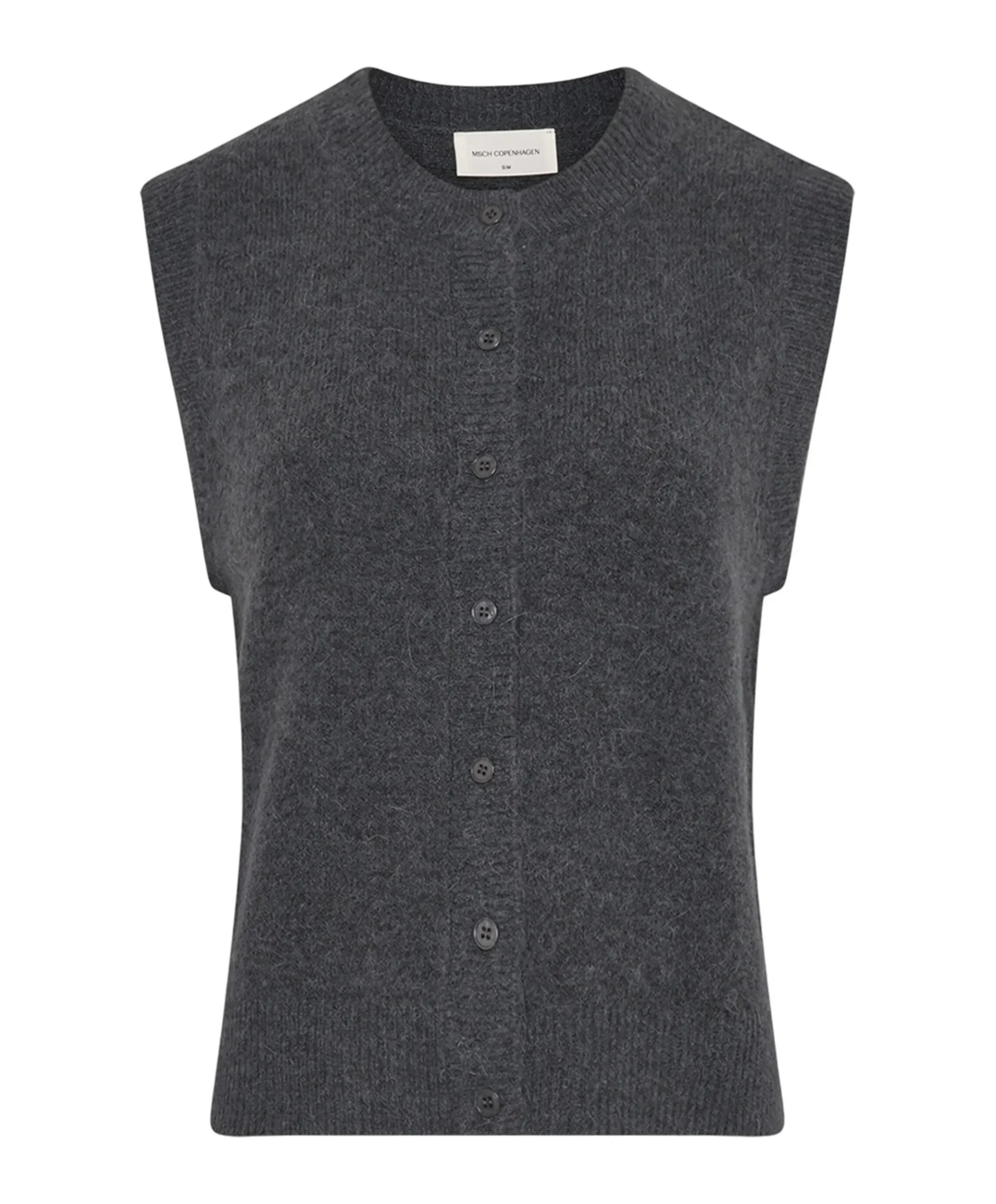 Dames gilet grijs