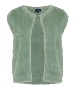 Dames gilet groen