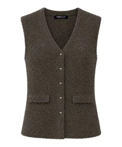 Dames gilet groen