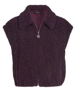 Dames gilet paars