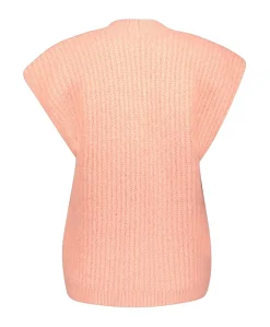 Dames gilet roze