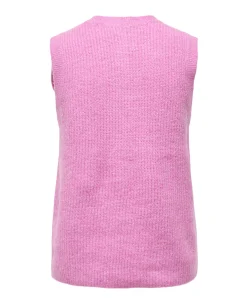 Dames gilet roze