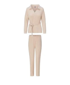 Dames huispak beige