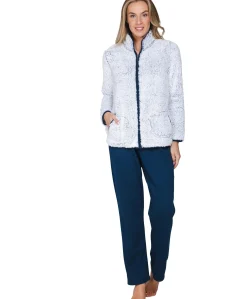 Dames huispak blauw