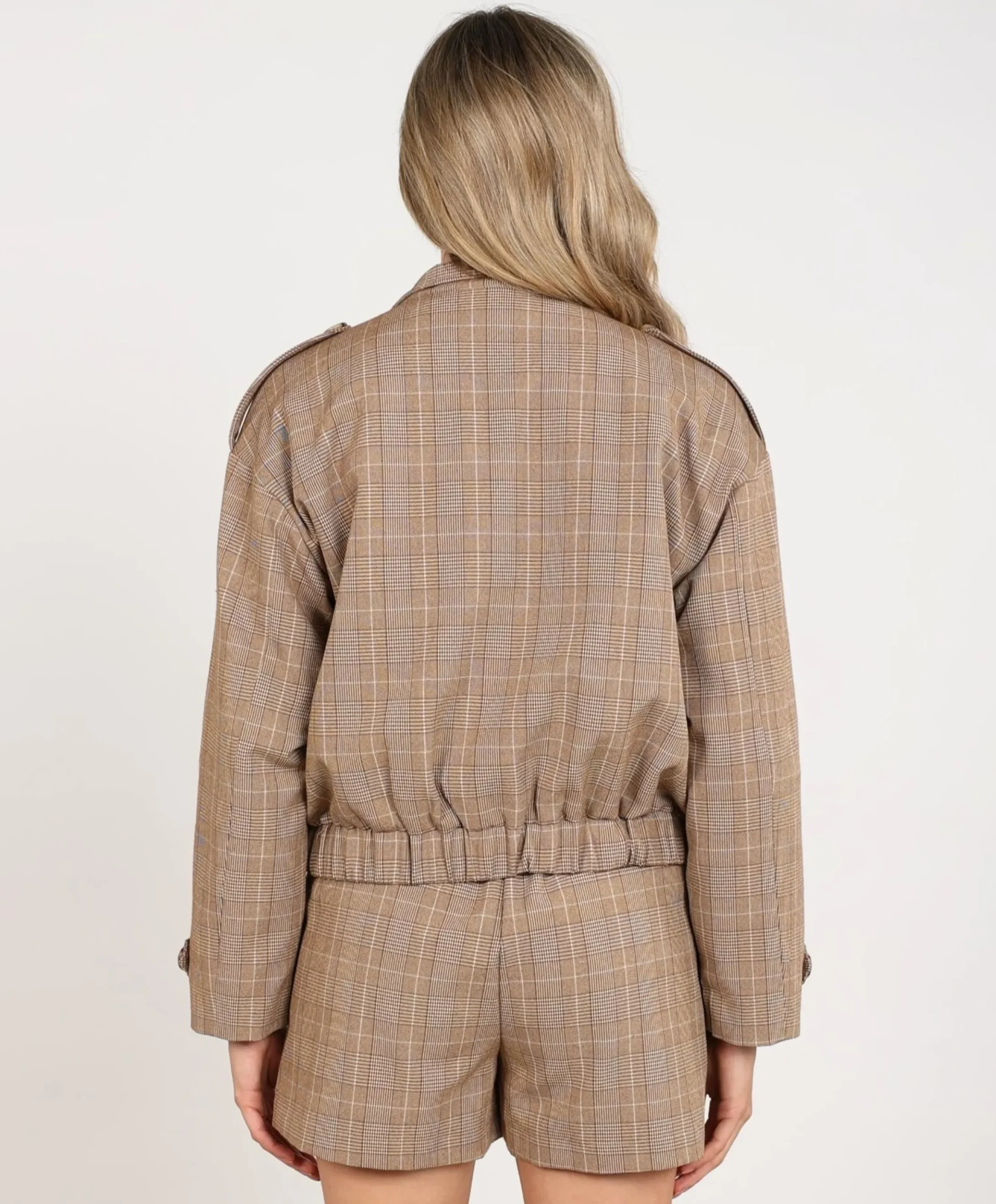 Dames jas beige