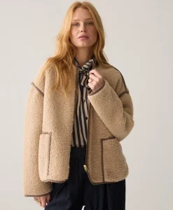Dames jas beige